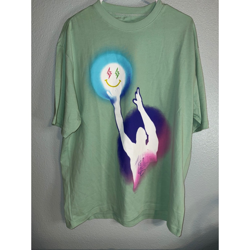 Jordan x J Balvin Graphic T-Shirt Enamel Green Mens Large DR2962-308 Jumpman Tee